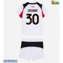 AC Milan Ardon Jashari #30 Bortedraktsett Barn 2025-26 Kortermet (+ Korte bukser)